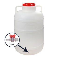 Бак 25 л с краном 10 мм