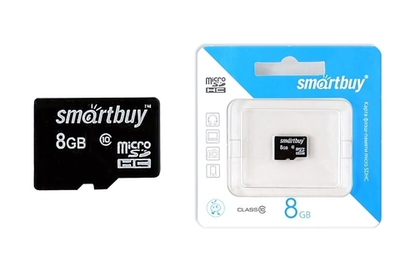 8 Gb microSD Smartbuy Class 10 без адаптера