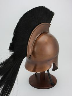 Nautical Шлем коринфский с черным плюмажем