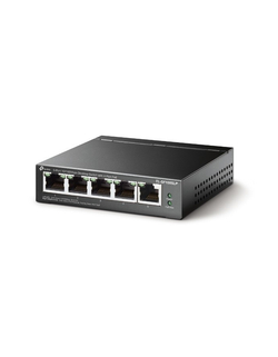 TP-Link TL-SF1005LP 5-портовый 10/100 Мбит/с настольный коммутатор с 4-портами PoE