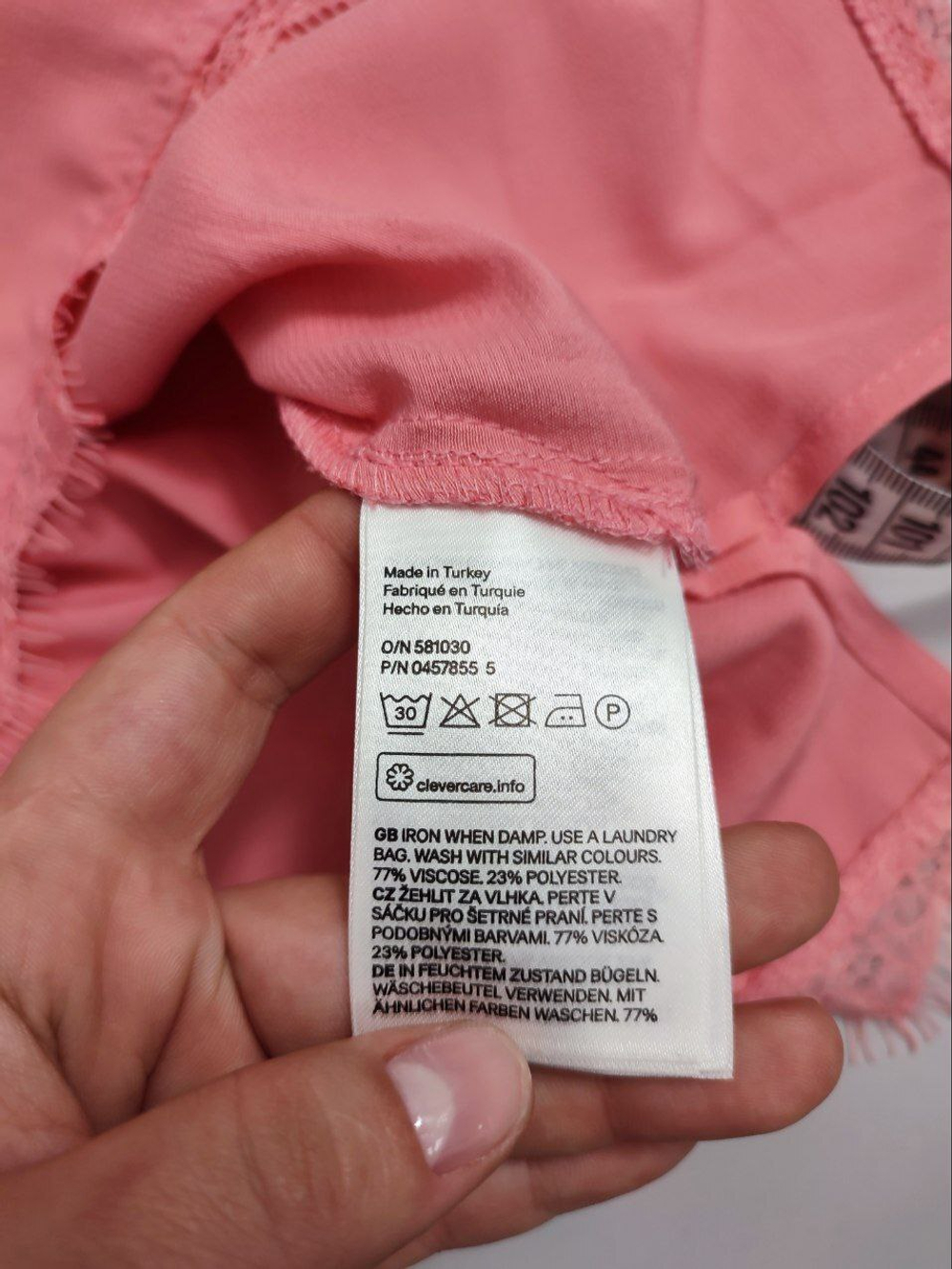 Топ H&M коралловый 40 размер