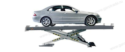 Подъёмник ножничный заглубляемый c люфт-детектором SF6404.46I Space