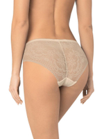 Трусики-слипы из тончайшего кружева и эластичного полотна (Размер: L) (Цвет: черный)