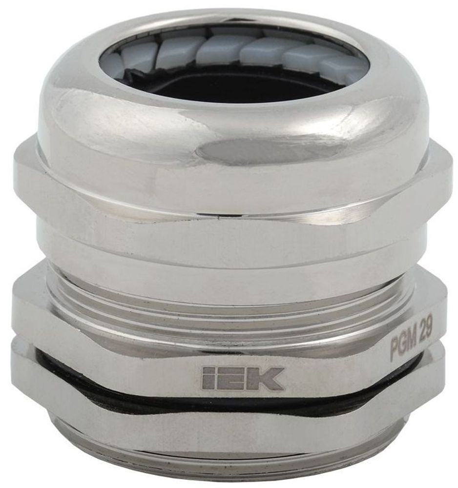 Сальник PGM29 d18-25мм IP68 метал. IEK YSA50-25-37-68-K23 Сальник PGM29 d18-25мм IP68 метал. IEK YSA50-25-37-68-K23