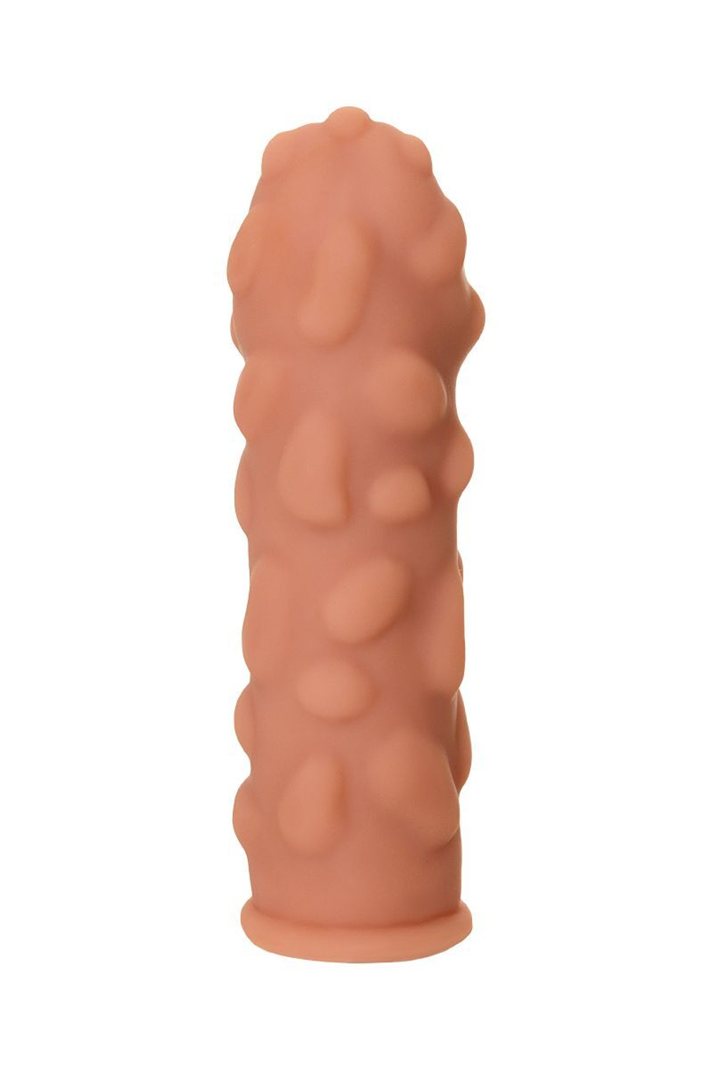Телесная насадка на фаллос с крупными бугорками Extreme Sleeve 011 S-size - 12,7 см. (Цвет: телесный)