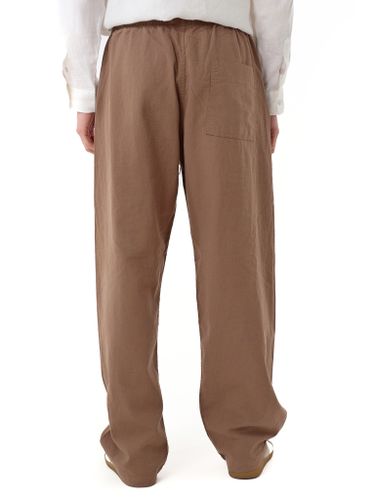 Льняные коричневые брюки HEATHEN