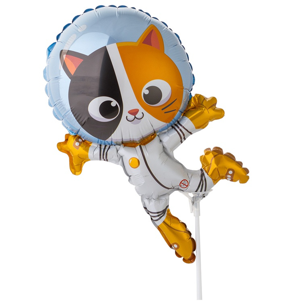 Шар Фольгированный Кот-космонавт (Ассорти)