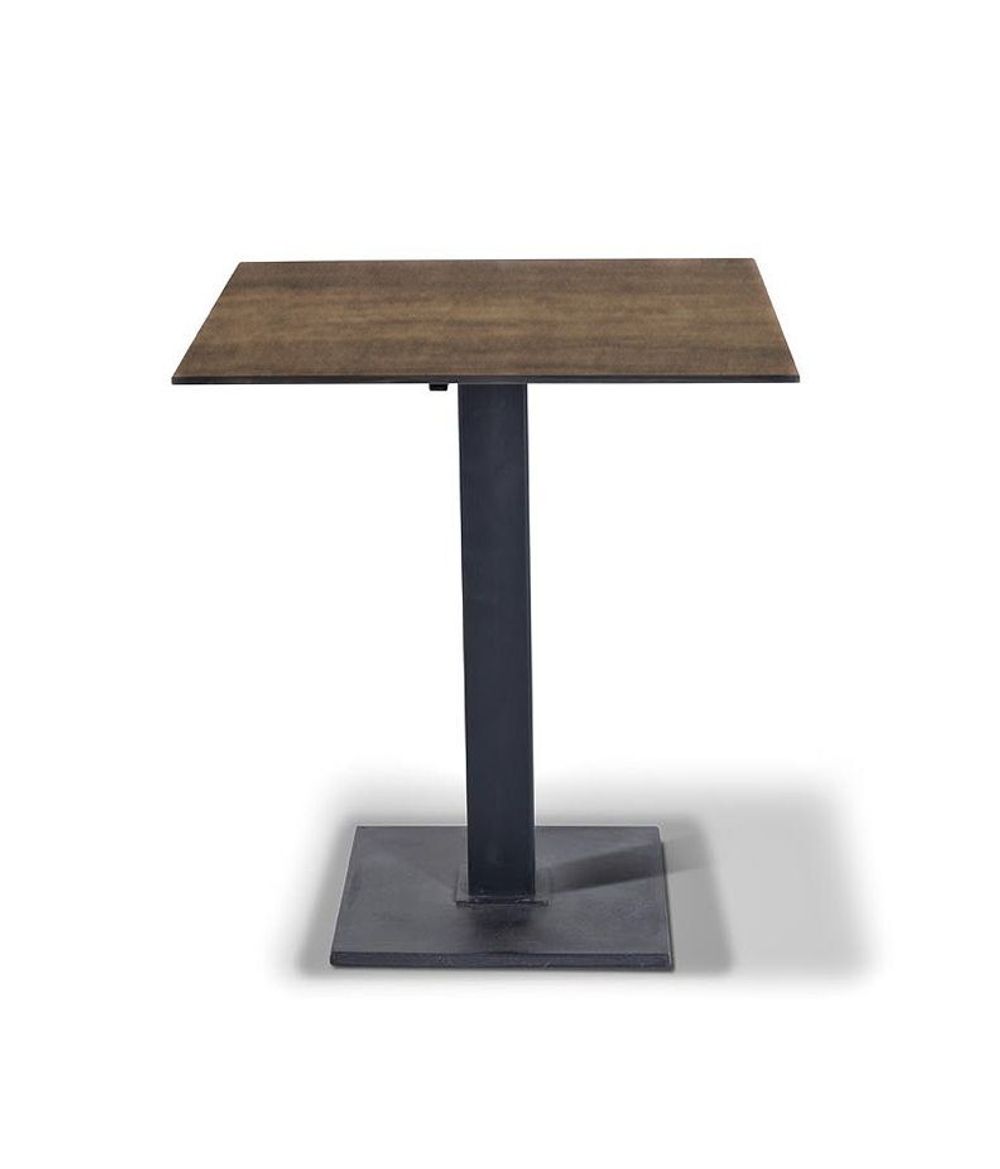 "Каффе" стол из HPL квадратный 70х70см, цвет "дуб"