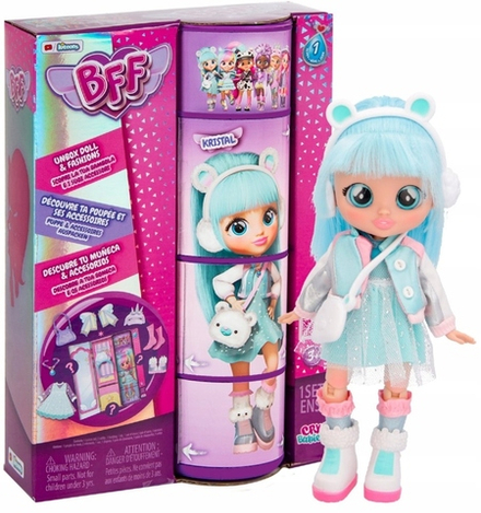 Кукла Cry Babie BFF Кристал/ модная кукла Kristal Teen с аксессуарами 8421134904323