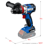 Дрель-шуруповерт ударная Зубр Профессионал DBS-201 20В