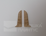 Заглушка для плинтуса ПВХ 58мм 2шт/уп 5805