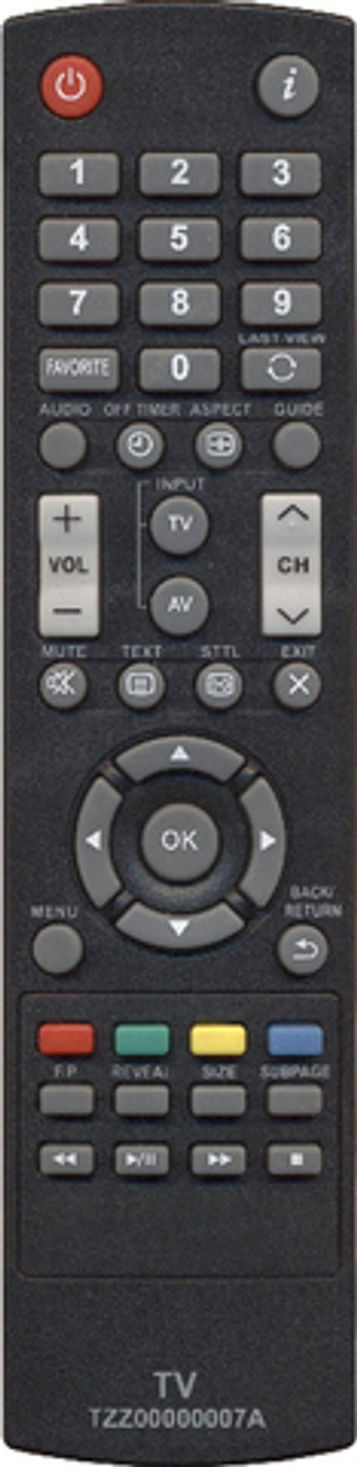 Пульт для Panasonic TZZ00000007A