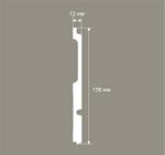 Cosca Decor. Панель RP020, 156х12x2800мм, Экополимер
