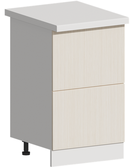 Кухня Модуль ШН2Я 500 Белый / Дуб крафт