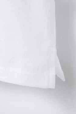 ZARA ФУТБОЛКА С РЕЛЬЕФНОЙ НАДПИСЬЮ, БЕЛЫЙ