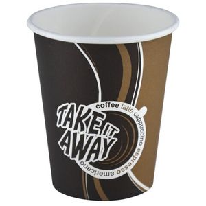 Стакан Казахстан бумажный для горячих напитков 250 мл Coffe take away 50 шт/уп 20 уп/кор