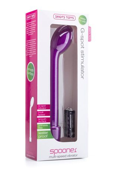 Фиолетовый вибростимулятор точки G Spooner (Цвет: фиолетовый)