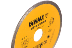 Диск алмазный сплошной (110х20 мм) для плиткореза DWC 410 DEWALT DT 3714