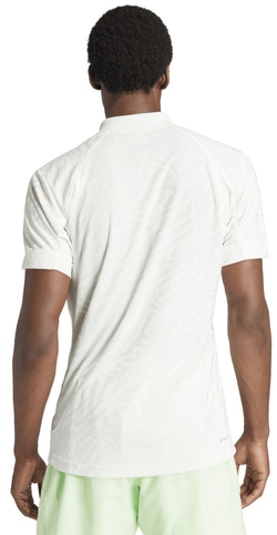 Мужское теннисное поло Adidas Tennis Airchill Pro Freelift Polo - кремовый/кристаллический нефрит