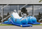 Коммерческий надувной батут "Тоннель дельфин"
