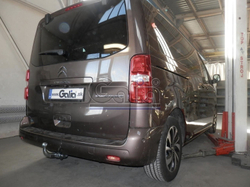Фаркоп оцинкованный Galia C072C для Citroen Spacetourer 2016-, Peugeot Traveller 2016-, Citroen Jumpy 2016-, Peugeot Expert 2016-, Toyota Proace 2016-(паспорт и сертификат в комплекте)(без электрики)