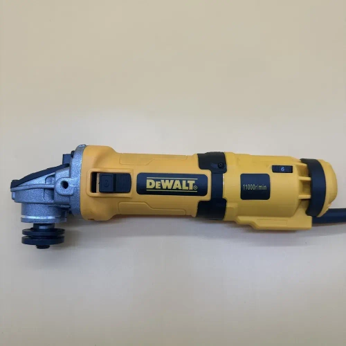 Шлифовальная машина / УШМ / Болгарка DeWALT УШМ 125/1100W (1100 Вт, 125 мм), с регулировкой оборотов, сетевая, в кейсе