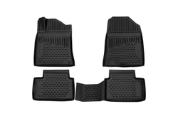 Коврики Optimum, 3D в салон для KIA Ceed, 2018- , хб., 4 шт. (повышенная износостойкость, полиуретан, чёрные) Format.FORMAT.3D2567210