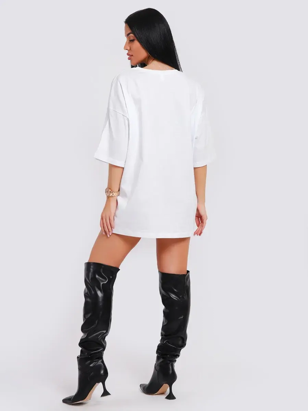 Футболка женская оверсайз принт