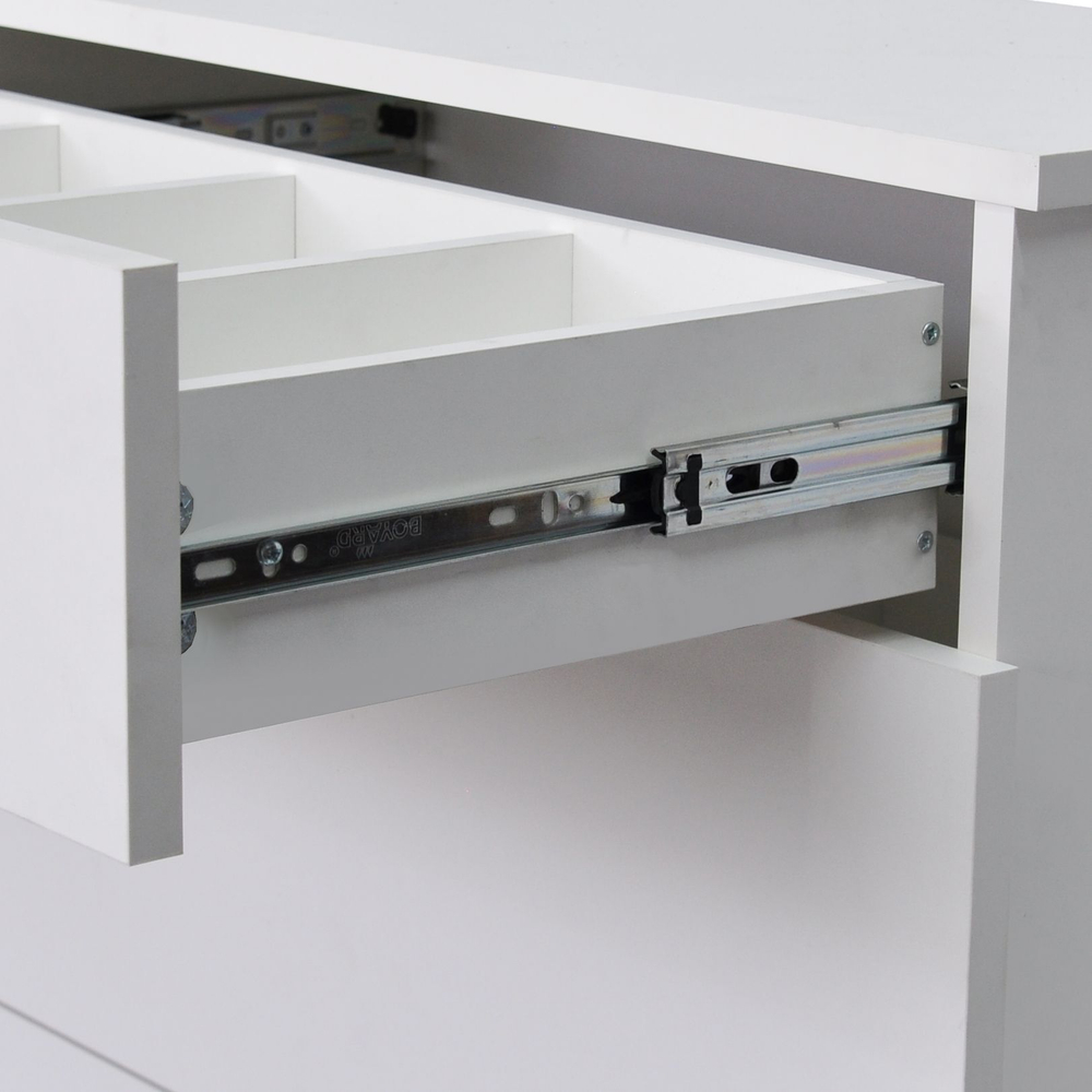 Комод белый Оланд 3 ящика для вещей с органайзерами