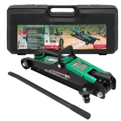 Домкрат подкатной гидравлический 2.5т (h min 85мм, h max 350мм) в кейсе RockForce##Rock FORCE RF-TH32505C