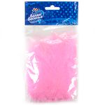 Перья, Розовый, 10*15 см, 30 шт.