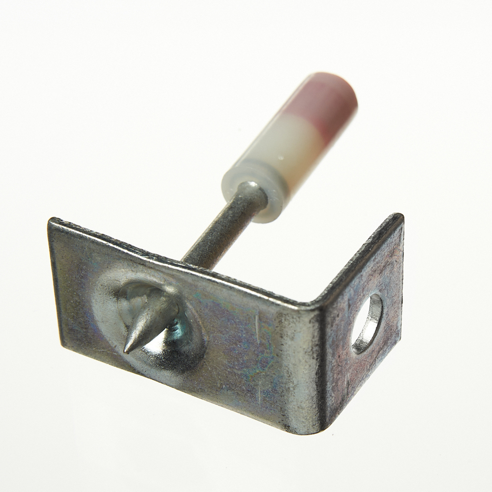 Гвозди монтажные пироксилиновые PA32-P2 (гвоздь-уголок с отверстием, красный, 100 шт/уп) FEDAST Гвозди монтажные пироксилиновые PA32-P2 (гвоздь-уголок с отверстием, красный, 100 шт/уп) FEDAST