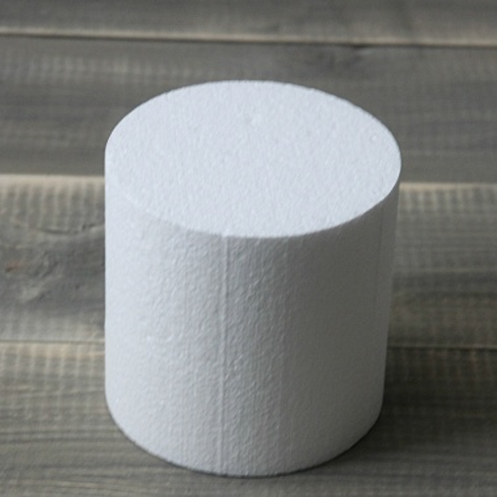 Цилиндр из пенопласта для торта (12 см.* 12см)