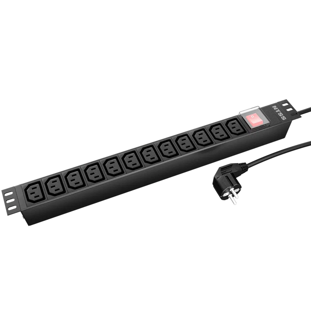 Блок розеток 19", 12 розеток NTSS NTSS-PDU-DA2041