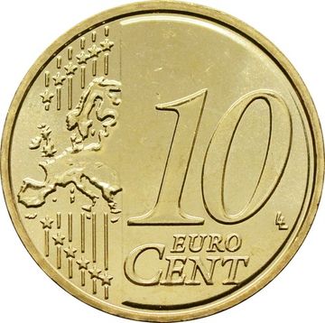10 евроцентов 2012 Бельгия (10 euro cent)