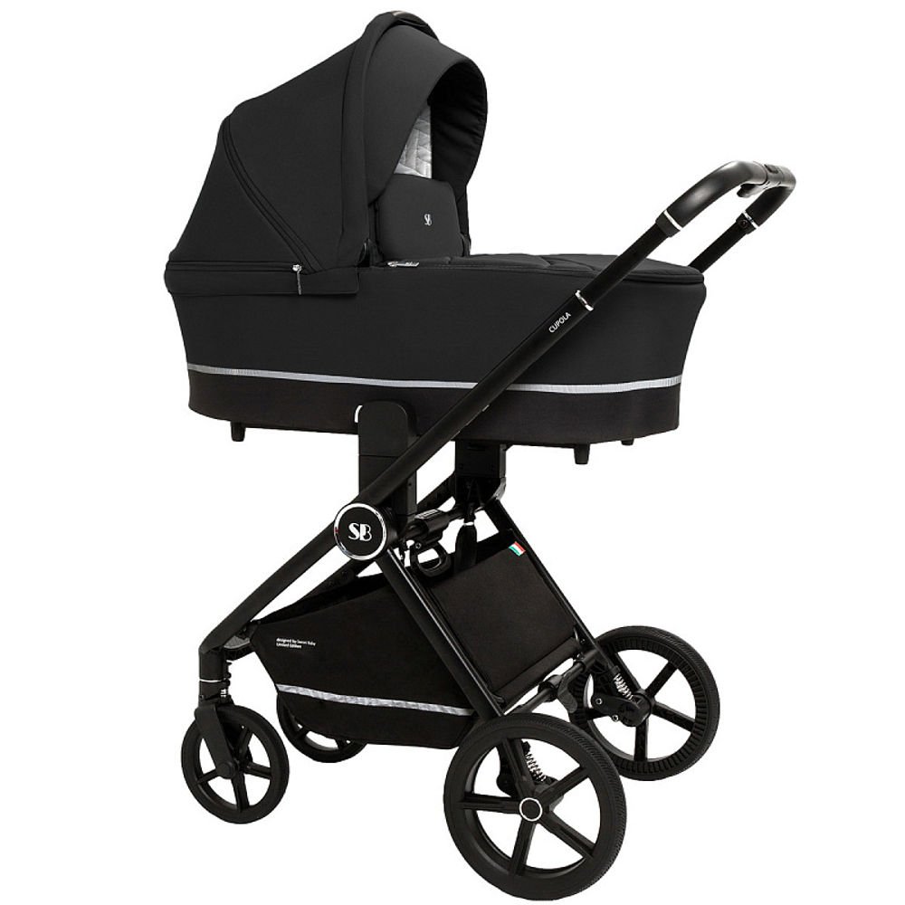 Детская коляска Sweet Baby Cupola New 3 в 1 Moon Black