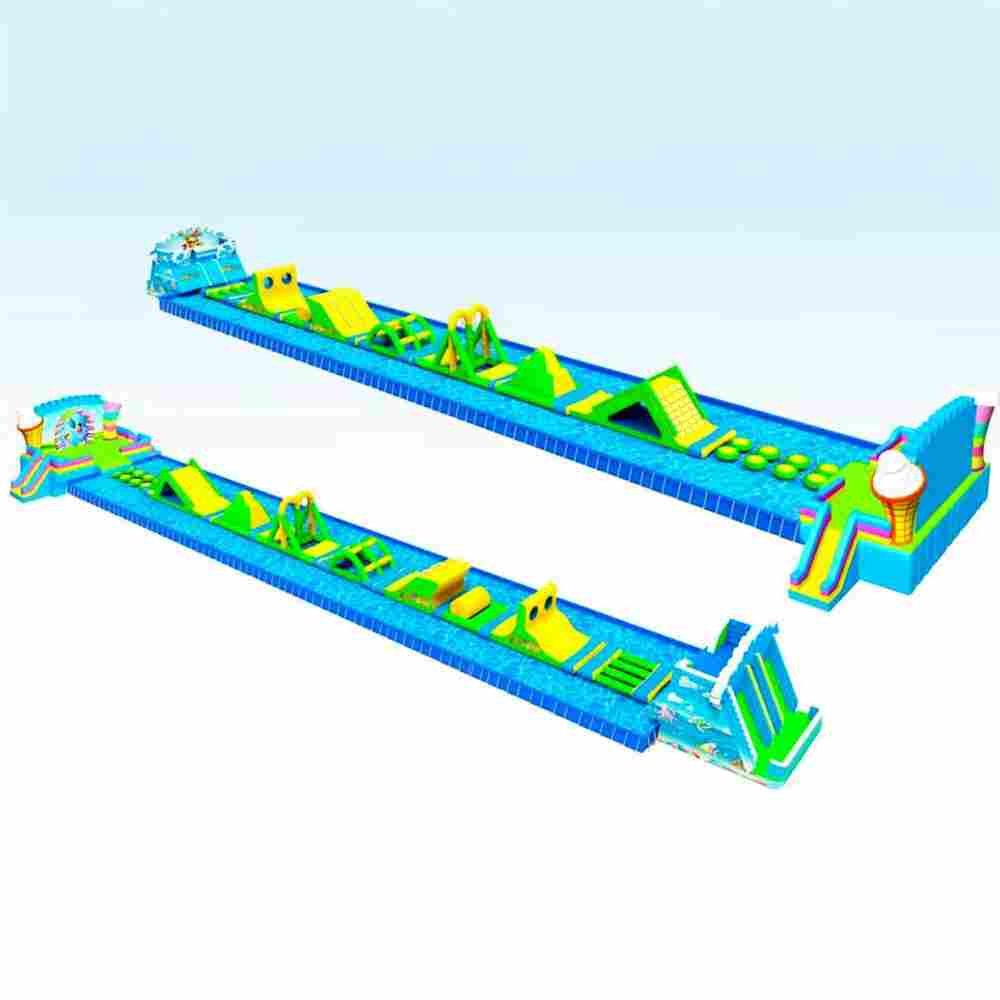 Надувной аквапарк «АкваБум» 60×10×6 м