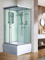 Душевая кабина WeltWasser  WW500 ALLER 902 90х90 см,  прозрачное стекло, поддон низкий, крыша