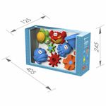 Игрушки для ванны в наборе, пластиковые, 6 шт., НОРДПЛАСТ, 741