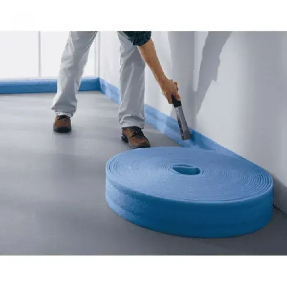 Лента демпферная 8мм х 150 мм х 20 м голубая