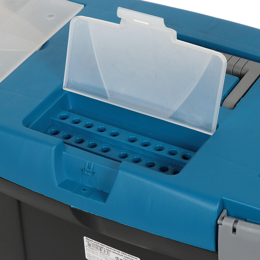 Ящик для инструм, 19 '', 48х36 см, пластик, Bartex, пласт.замок, 27802205, шт