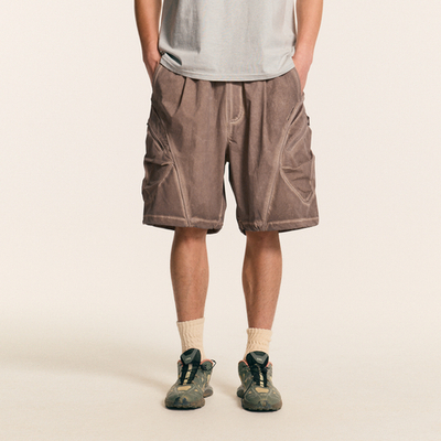 Шорты Nothomme Monterest Garment Dyed коричневый