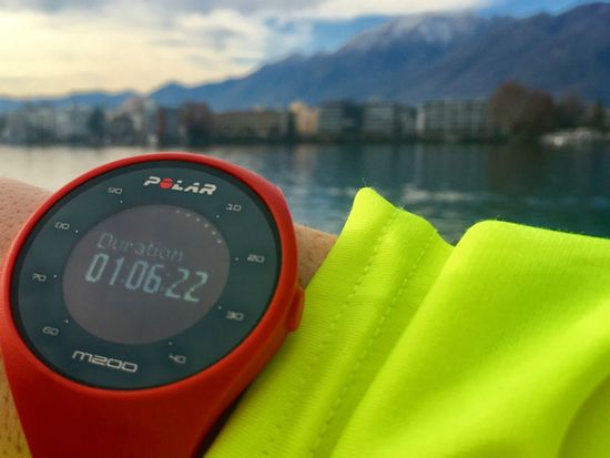 Пульсометр Polar M200 HR red