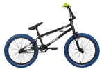 Велосипед 20'' STARK'24 Madness BMX 2 черно-матовый/серебристый/темно синий