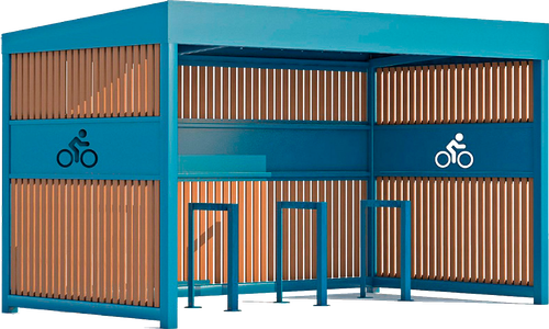 Навес для вело М.09-020