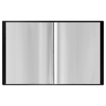 Папка с 20 вкладышами СТАММ "Герб" А4, 14мм, 700мкм, пластик, черная