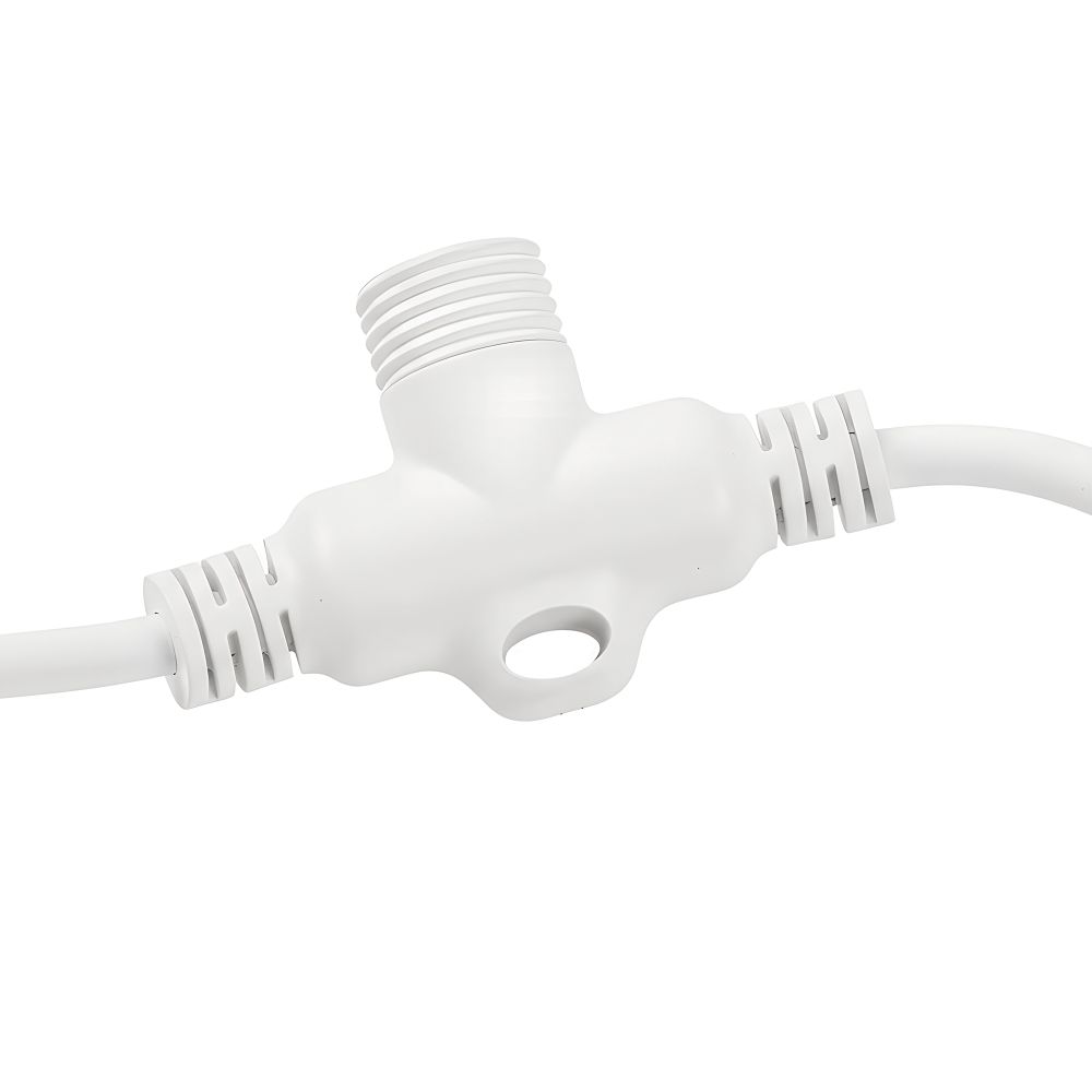 UCX-F90 T05-2M-WH Провод-шина для гирлянд серии F90PRO. 2м. 5 Т-коннекторов. шаг 50см. Статика-мерцание. IP67. Белый. TM Uniel