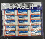 Ластик в картонном держателе, 4,5*2*1,5см, в ассорт.