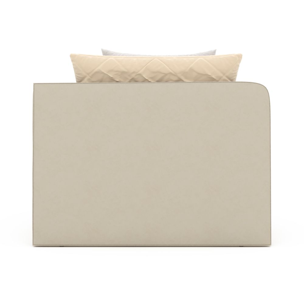 Кровать детская 160х80 см с бортиком и ящиком (беж Беверли)