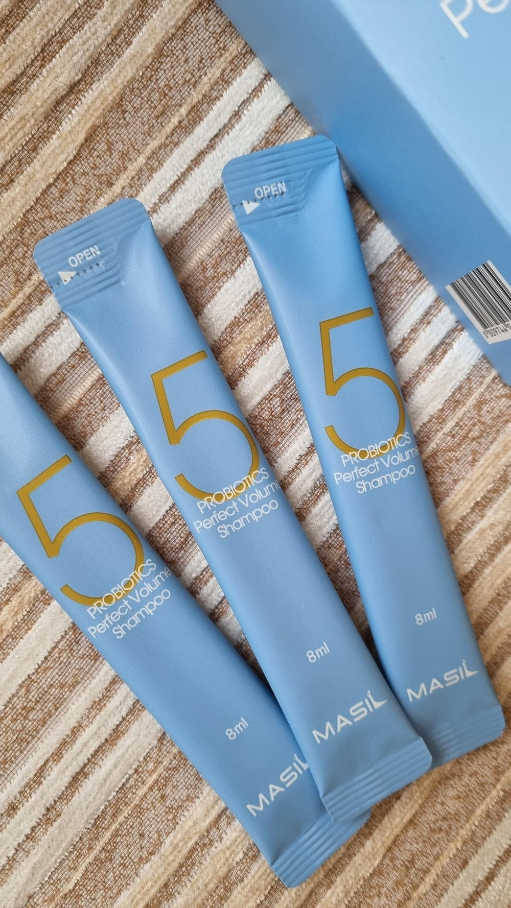 Шампунь для объема волос с пробиотиками Masil 5 Probiotics Perpect Volume Shampoo, 8 мл